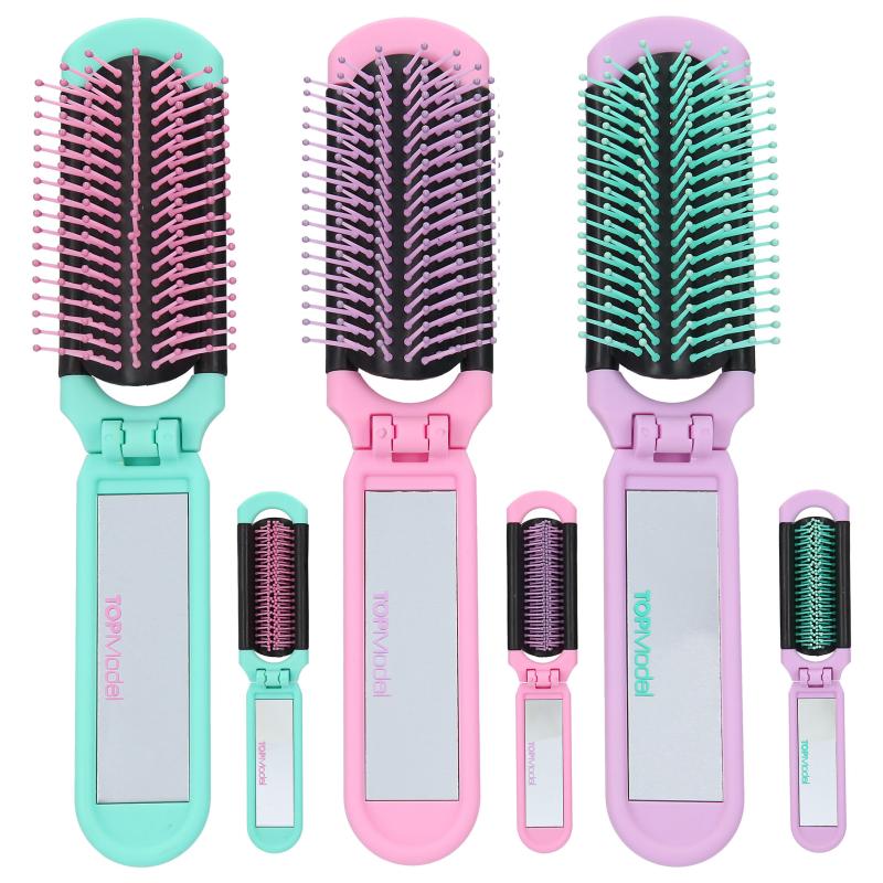 Top Model Folding Hairbrush