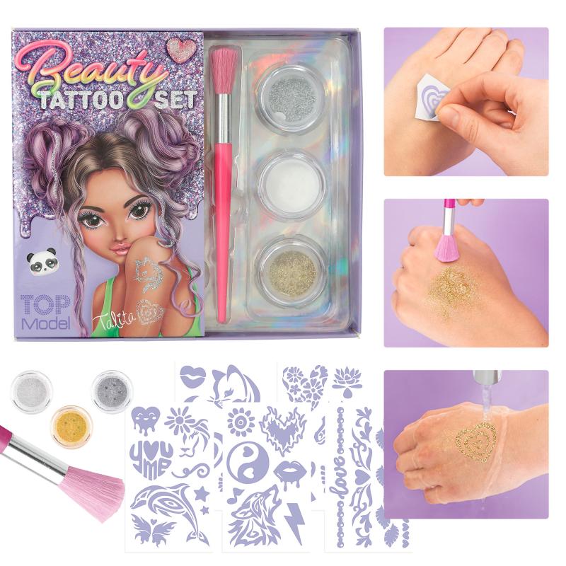 Top Model Beauty Glitter Tattoo Set