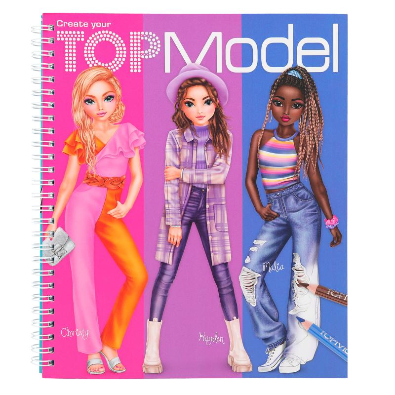 Top Model Create Your Colouring Book