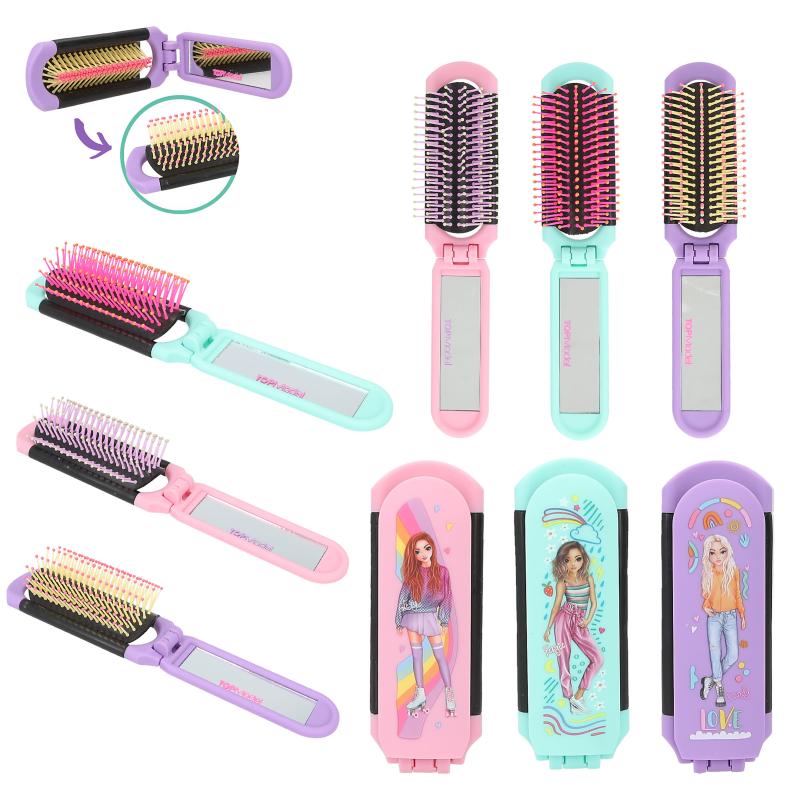 Top Model Hair Brush With Mirror