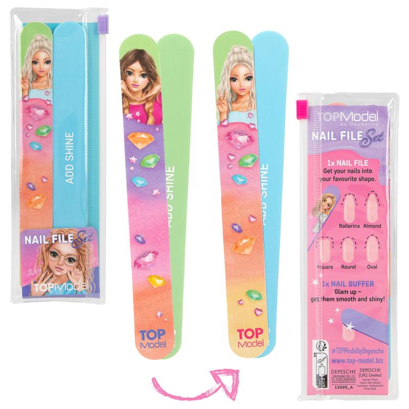 Top Model Nail File Set Assorted