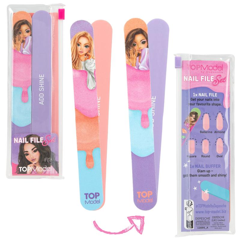 Top Model Nail File Set Assorted