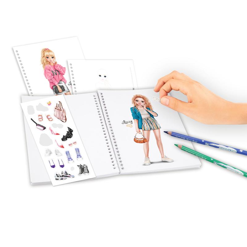 Top Model Pocket Colouring Book