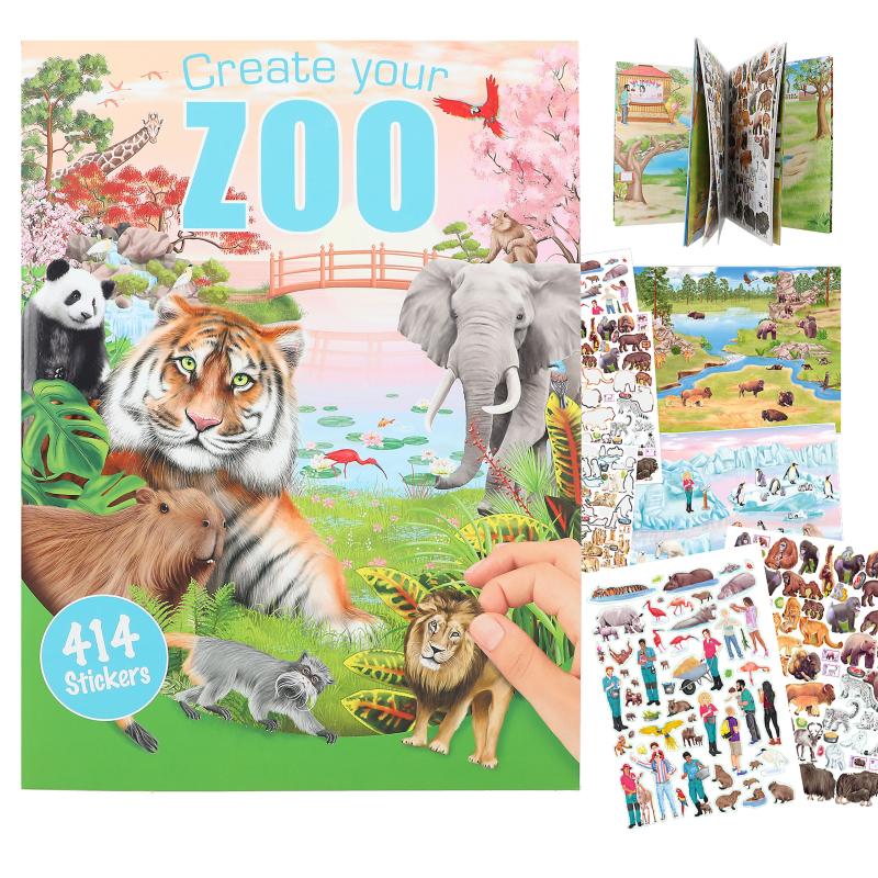 Create Your Zoo Colouring Book