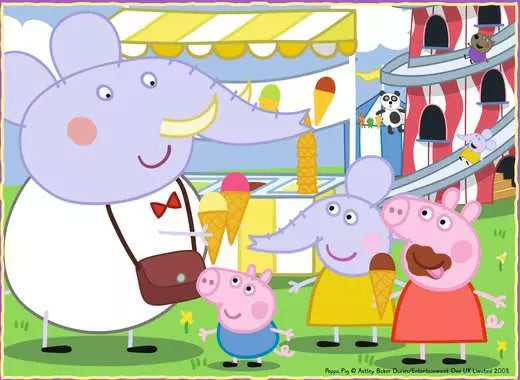 Peppa Pig 4 In A Box Jigsaw Puzzle