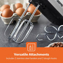 Geepas Black & Silver Hand Mixer