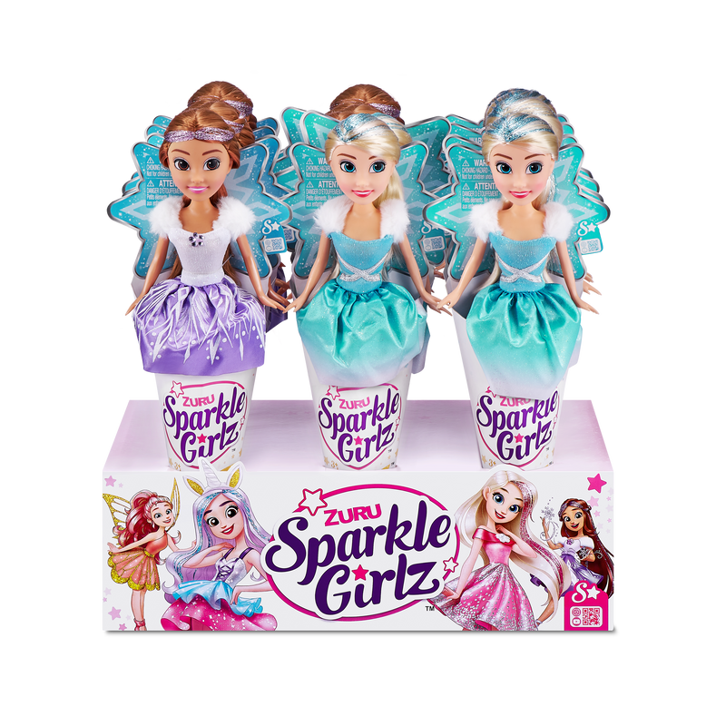 Sparkle Girlz Winter Princess Doll Assorted