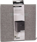 Cube Fabric Storage Box - Grey