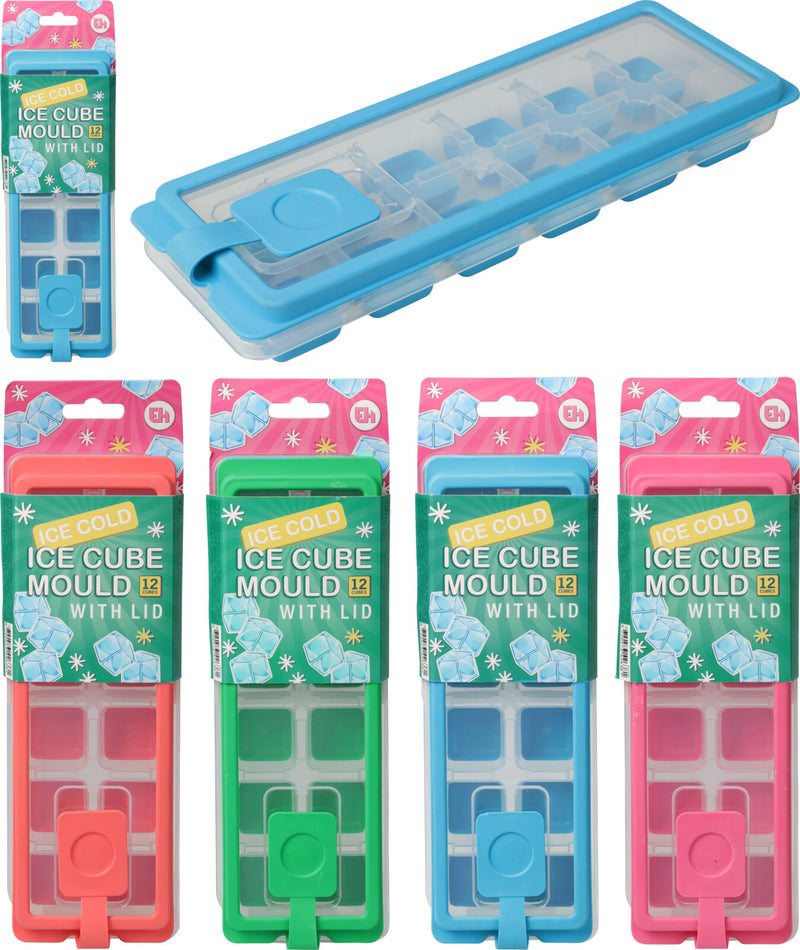 Ice Cube Tray With Lid Assorted