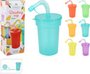 Drinking Cup With Straw 6 Pack