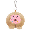 Palm Pals Plush Keyclip - Claire Donut