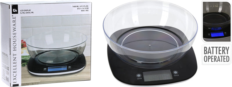 Kitchen Scale with Bowl