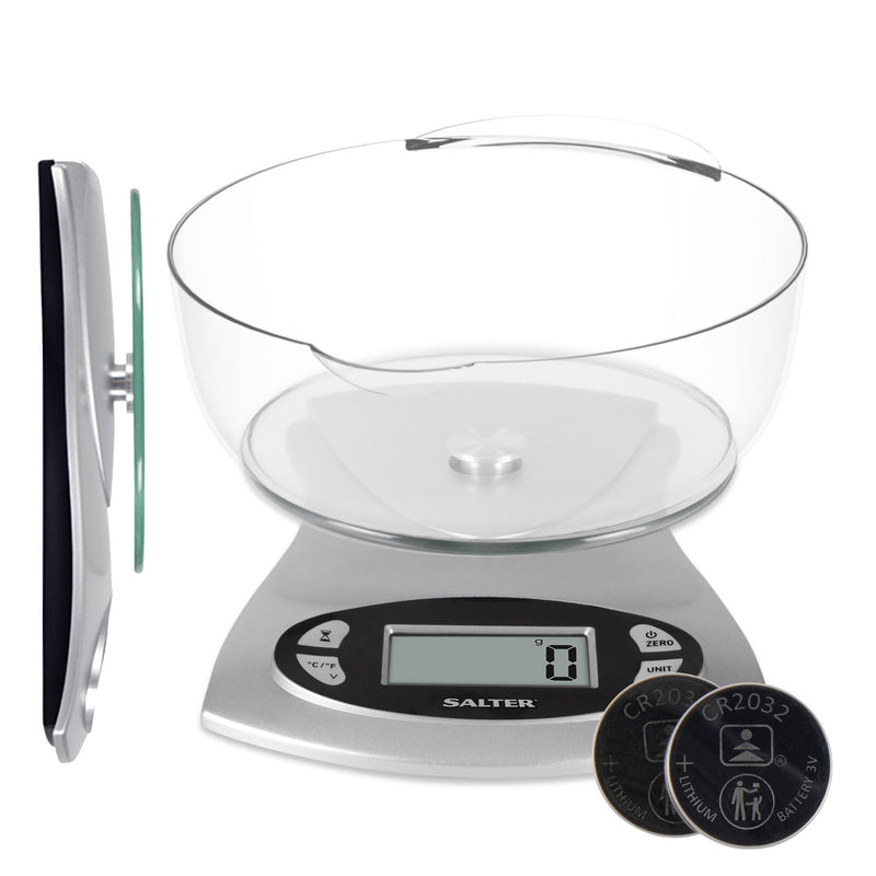 Salter Orb Mechanical Kitchen Scale, Grey - Home of Brands