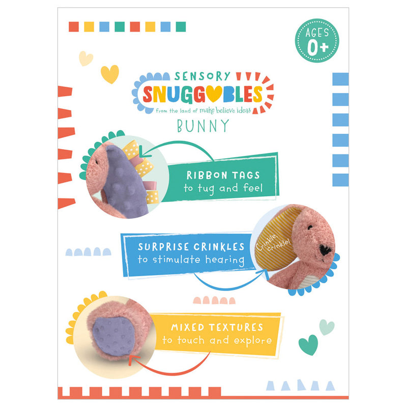 Sensory Snuggles Plush - Small Bunny