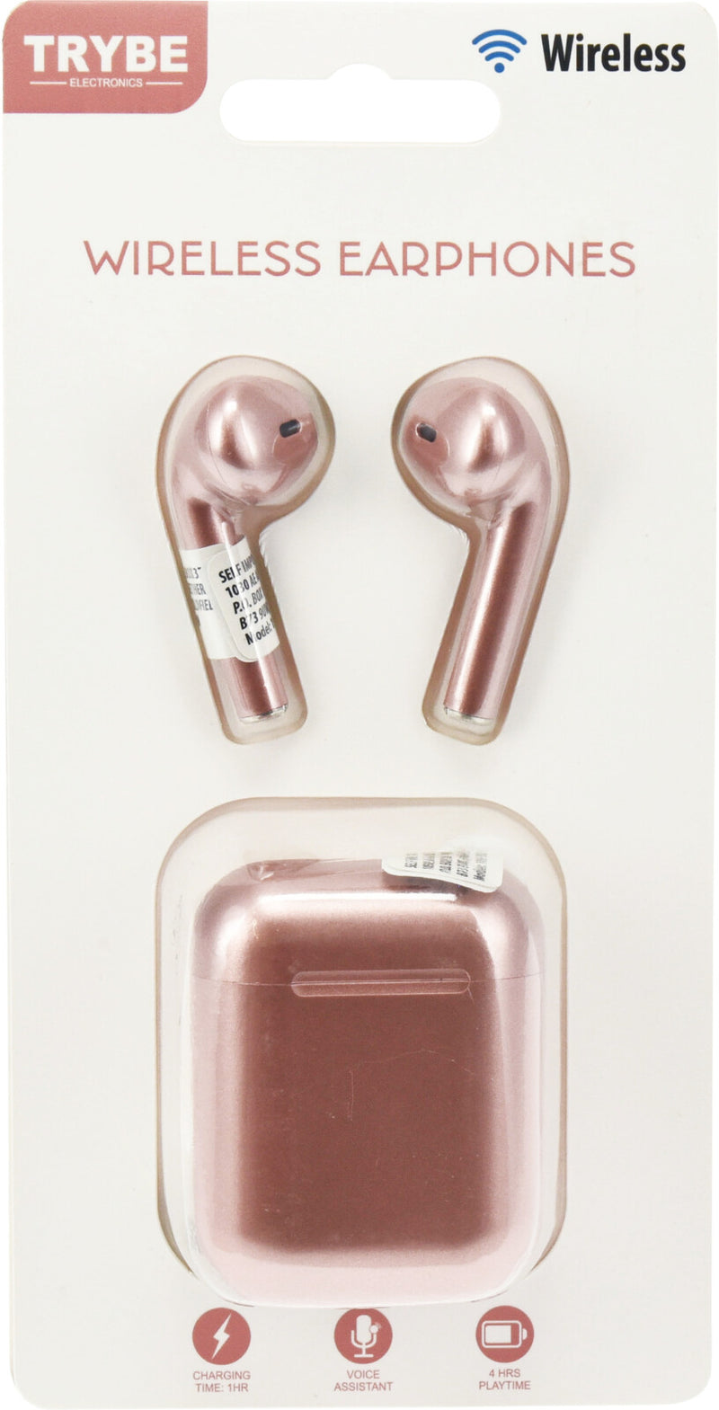 Bluetooth Wireless Earphones & Charging Case - Rose Gold