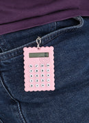 Calculator with Keyring - 4 Assorted Colours