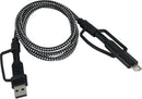 6 In 1 Multi USB Charging Cable 1M