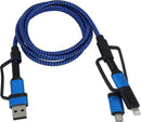 6 In 1 Multi USB Charging Cable 1M