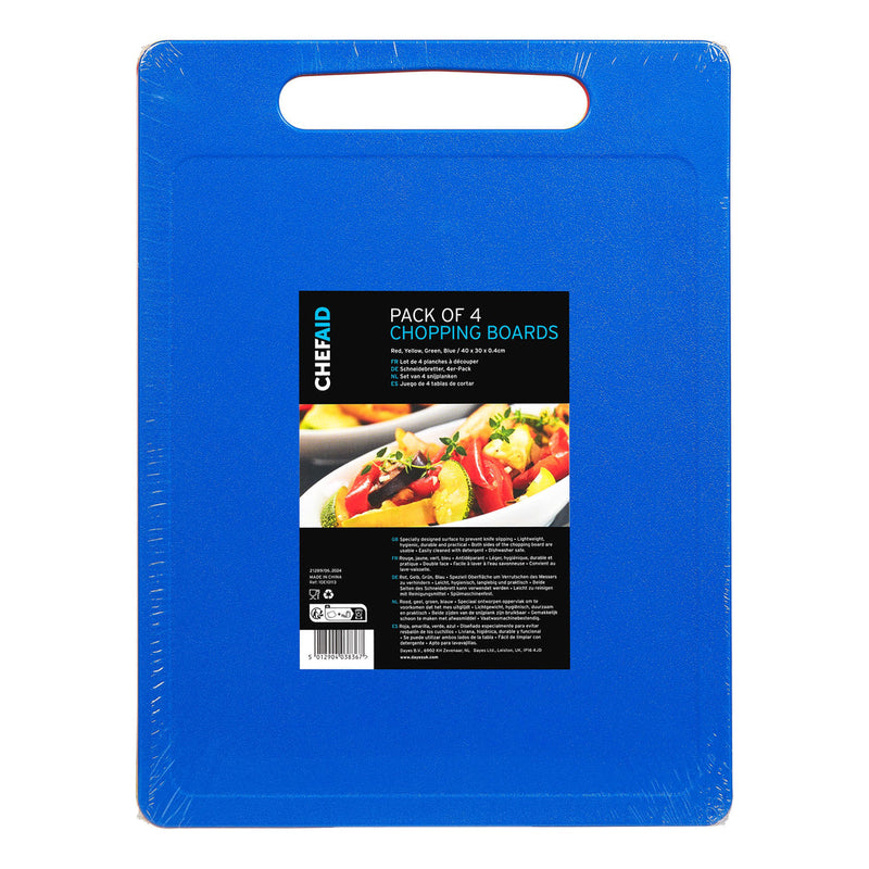 Chopping Board Coloured 4 Pack - Large