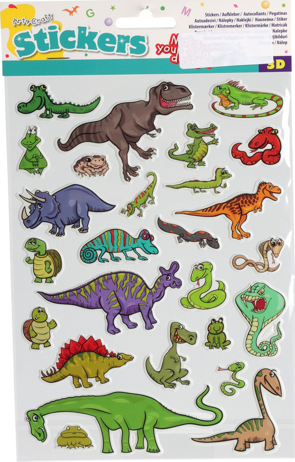 Jac Stickers 3D Stickers Assorted – JAC Stores IOM