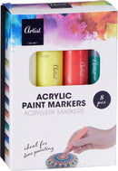 Acrylic Paint Markers 8 Pack Assorted