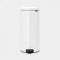 Brabantia 30L Newlcon Pedal Bin - White