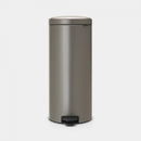 Brabantia 30L Newlcon Pedal Bin - Platinum