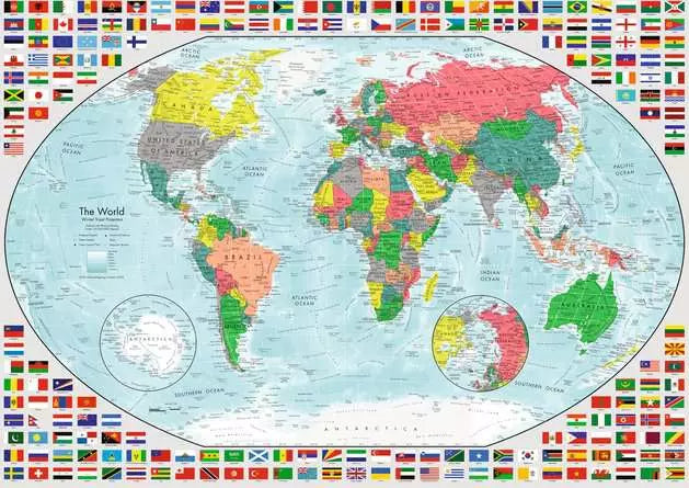 Portrait Of The Earth 1000pc Jigsaw Puzzle