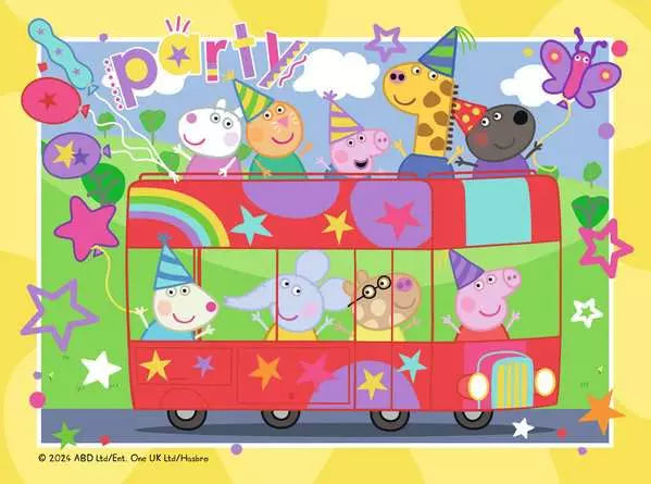 Peppa Pig 4 In A Box Jigsaw Puzzle