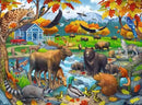 Wildlife Gathering XXL 150pc Jigsaw Puzzle