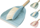 Bamboo Handle Dustpan & Brush Assorted