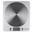Salter Disc Digital Kitchen Scale in Silver