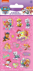 Party Sticker Pack - Paw Patrol Pink