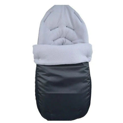 Cuddles Collection Car Seat Footmuff - Black/Grey