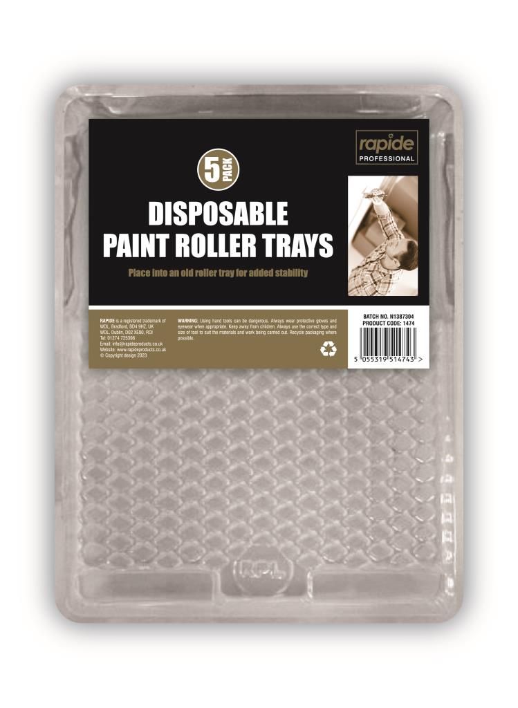 Rapide Disposable 9" Roller Tray Inserts