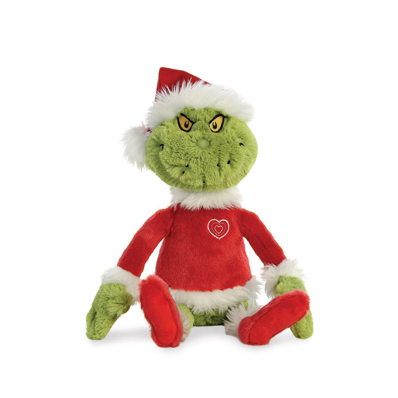 Santa Grinch 19in Plush