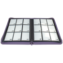 Ultra Pro 9-Pocket Vivid Zippered Binder - Purple
