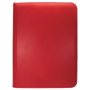 Ultra Pro 9-Pocket Vivid Zippered Binder - Red