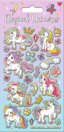 Sparkle Sticker Sheet - Magical Unicorns