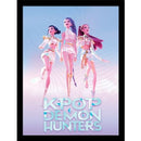 K-Pop Demon Hunters Framed Poster - Trio