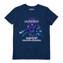 K-Pop Demon Hunters Trio T-Shirt - Navy Blue