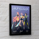 K-Pop Demon Hunters Framed Poster - Huntrix Signatures