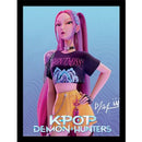 K-Pop Demon Hunters Framed Poster - Mira