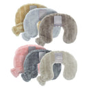 Neck Hot Water Bottles with Faux Fur Cover - Assorted