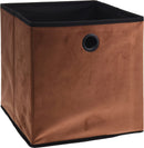 Storage Cube Suede 30cm x 30cm x30cm - 4 Assorted Colours