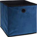 Storage Cube Suede 30cm x 30cm x30cm - 4 Assorted Colours