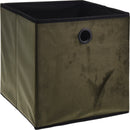 Storage Cube Suede 30cm x 30cm x30cm - 4 Assorted Colours