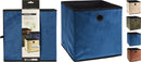 Storage Cube Suede 30cm x 30cm x30cm - 4 Assorted Colours