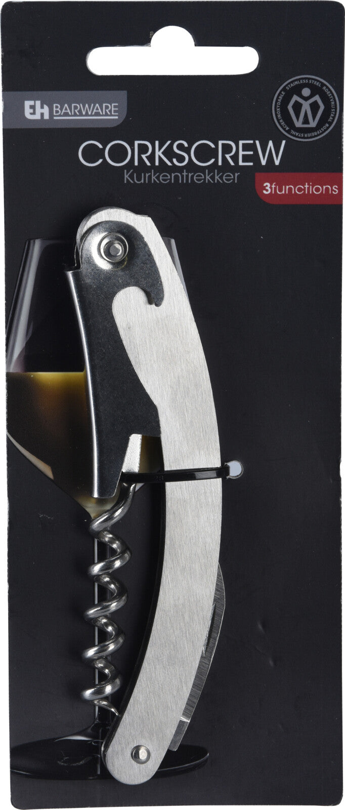 Stainless Steel Corkscrew