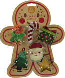 Christmas Cookie Cutter 6 Pack Assorted
